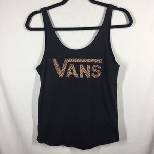 Vans Cheetah Tank Top Black Small